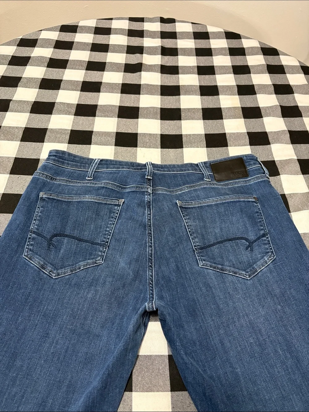 Mavi Jeans Matt Relaxed Straight Leg Men's Size 38 x 34 Long Tall Stretch Dark